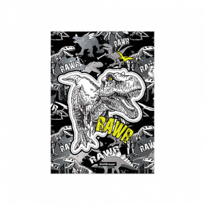 Папка-уголок пластиковая ErichKrause® Dinosaur Park, A4 (в пакете по 12 шт.)