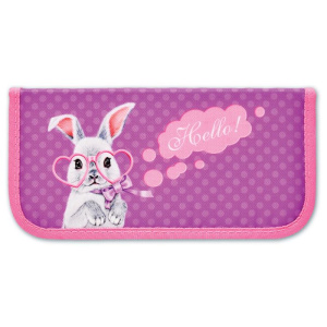 Пенал школьный под наполнение (узкий), размер 20х10х2.5 см, без наполнения, на молнии, выполнен из п