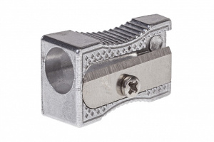 Точилка Hatber Металлическая с 1-м отверстием IRON 24шт в картонном пенале (без штрихкода)