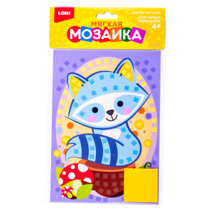 Кэ-004 Мягкая мозаика. Малый набор /Енот/