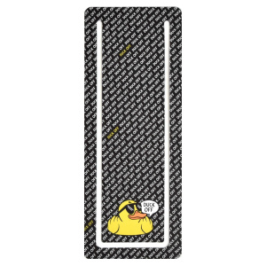 Закладка для книг с вырубкой арт. 61185 / 50 УТКА ( 1 шт. в наборе, размер 57x150 мм, материал: мело