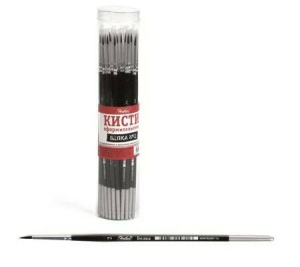 Кисть Hatber БЕЛКА круглая N 2