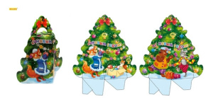 Коробка для конфет Лиса-Снегурочка ПП-3119