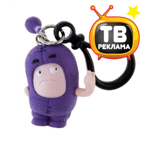 Фигурка Oddbods на брелоке 3 см, JEFF