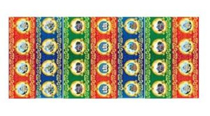 Пасхальная декоративная термоусадочная пленка на 7 яиц. Православные храмы