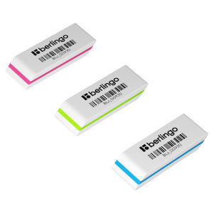 Ластик Berlingo /Eraze 930/, прямоугольный, скошенный, 50*19*8мм BLc_00930 (10702070/131125/5397127/