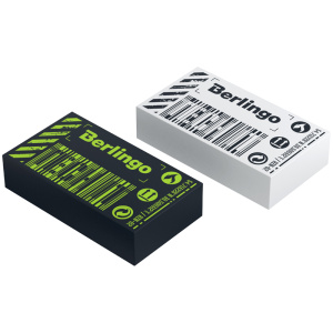 Ластик Berlingo /Tech it/, прямоугольный, 45*25*10мм (10702070/080222/3050573, Китайская Народная Ре