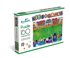 Kids Games. Пазл 160 эл. Спорт. Футбольный матч. 08850