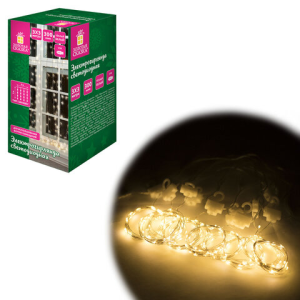 Электрогирлянда-занавес комнатная /Штора/ 3х3 м, 300 LED, тёплый белый, USB, ЗОЛОТАЯ СКАЗКА, 592556
