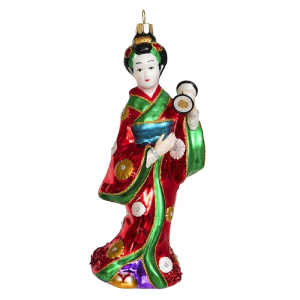 Гейша в кимоно (стекло) 7х6,5х18 см