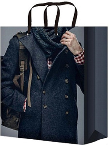 Optima Пакет подарочный с глянц.лам. 11,5х14,5х6 см (S) Осенний стиль, 128 г ПКП-0313