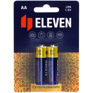 Батарейка Eleven SUPER AA (LR6) алкалиновая, BC2 301755 ЦЕНА ЗА 1 ШТ
