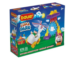 Констр-р Luna Park Аттракцион Заводной Вертолет, 33 эл
