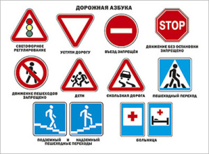 ПЛАКАТ. ДОРОЖНАЯ АЗБУКА