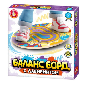 Игра /Балансборд/ с лабиринтом (одна точка опоры) круглый