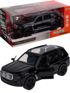 Машинка металл (1:36) 12,2х5,3х4,9см, 3 открывающиеся дверцы (микс, в коробке) (Арт. M1523-5A-2)