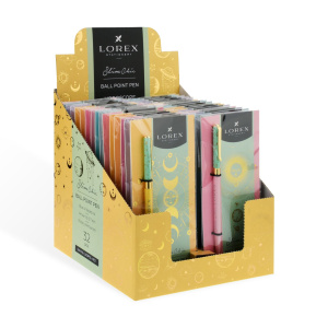 Ручка шариковая подарочная LOREX Slim Chic HOROSCOPE синий 0,7 мм корпус металл ассорти металл индив