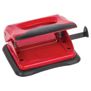 Дырокол BRAUBERG /JET PRO/, до 20 листов, красно-черный, 228599