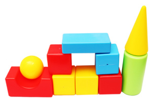 02. МЕГАКОНСТРУКТОР 10 шт. (пакет) (Арт. К-6800)