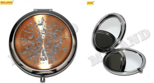 Компактное зеркало /Вьюнок/  (прозрачный пакетик) З-4588