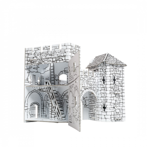 Старые ворота (раскраска)