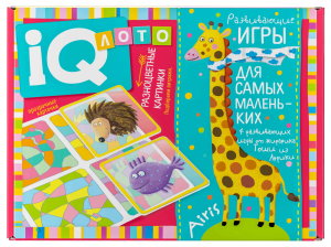 Пластиковое лото для малышей (нов) 4+ Разноцветные картинки. Подбираем витражи