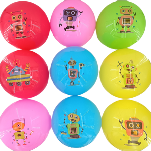 Надувной мяч /Робот/(15 см,цвет микс,пакет) ( Арт. SC5272) кратно 10