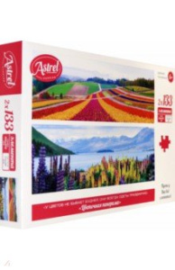 Астрель.Пазл.Диптих.2х133.Цветочная панорама.05623