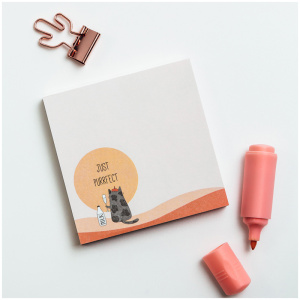 Блок для записей MESHU /Right cat/, 8,5*8,5*1,1см, 100л., на склейке MS_39249