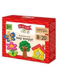 Пазлы деревянные Фигурные /Мир вокруг/ 20 эл Far far land Wood