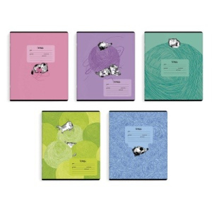 Тетрадь школьная ученическая, 12 л. линия, арт. 59092/ 20 ЗАПУТАННАЯ ИСТОРИЯ /мягкий переплёт (2 ско