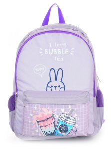 Рюкзак Schoolformat SOFT 2 BUBBLE TEA 21 л сирен. 42х31х16 см мягкий 2 отд. молния д/девочек