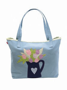 5014 Сумка Шопер (голубая)