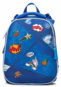 Рюкзак Hatber ERGONOMIC -В тренде- 37X29X17 СМ EVA материал светоотраж. 2 отделения на молнии с расш