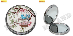 Компактное зеркало /Утро в саду/ (прозрачный пакетик) З-4622