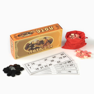 Русское лото, настольная игра /Охотники на привале/, 24 х 10 см 513256