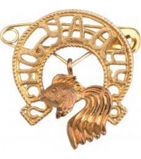 Булавочка на удачу /Золотая рыбка/ (3 см, пакет с европодвесом) Т-6424