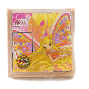 177814 ДЕР. ИГРУШКА /ИГРАЕМ ВМЕСТЕ/ КУБИКИ WINX (9 КУБИКОВ) В ПАК.