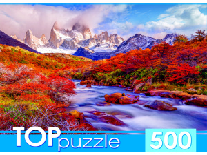 TOPpuzzle. ПАЗЛЫ 500 элементов. ШТТП500-2710 ПРОГУЛКА К ГОРЕ ФИЦРОЙ