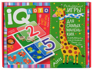 Пластиковое лото для малышей (нов) 4+ Счёт и фигуры. Подбери число