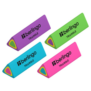 Ластик Berlingo /Triangle/, треугольный, термопластичная резина, 44*15*15мм