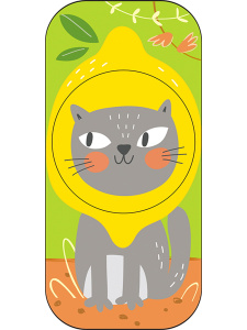 Пенал с прозр окошком КОТ ЛИМОН (ПН-2099) 20x9.5x5.5 см