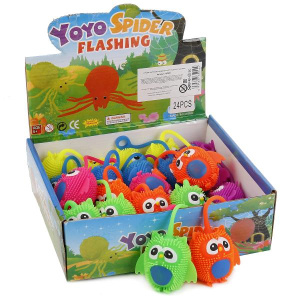 ИГРУШКА ПЛАСТИЗОЛЬ СОВА, СО СВЕТОМ, ЦВЕТ В АССОРТ. В ДИСПЛЕЕ УП-24ШТ в кор.24уп