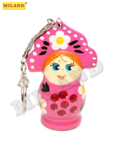 Брелок /Красна девица/ (высота 6.5х2.5 см) в ассортименте МС-7978