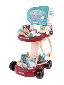 Игровой набор /Доктор/, 24 предм, эл. пит. AG10х2, AG13х4, вх. в компл., ААх2 не вх. в компл., короб