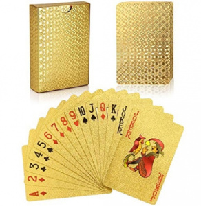 Карты игральные для покера Золотое сечение (54 шт),золотые ИН-5915