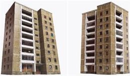 Брежневка. Модель многоквартирного дома