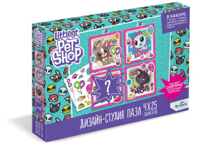 Littlest Pet Shop.Дизайн-студия.Полиптих 4х25.Яркие дни.04414