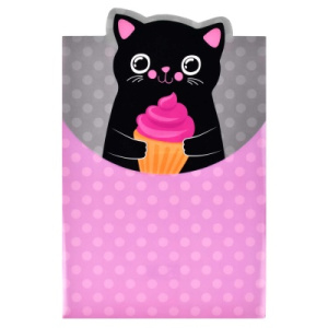 Папка для школьных тетрадей пластиковая арт. 56320/ 12 КОТ (полипропилен, формат А4, 22х31 см, 1 отд