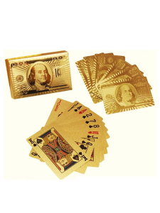 Карты игральные для покера Блеск (54 шт), золотые ИН-5913